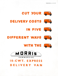 Morris-Commercial J Van, 1957