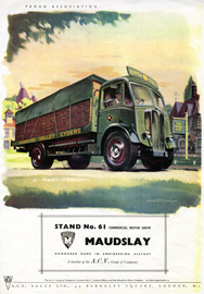 Stand 61, 1952 Commercial Motor Show